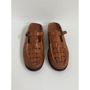 Hereu Woven Leather Fisherman Sandals – Brown – EU 45